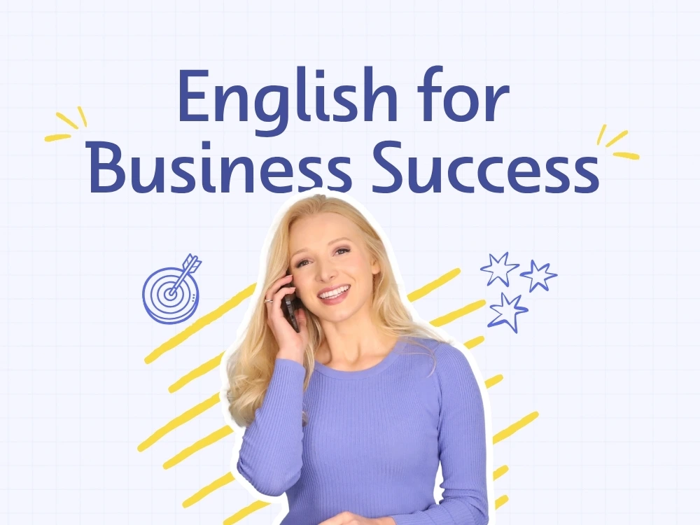 Lucy teaching English communication skills for business professionals